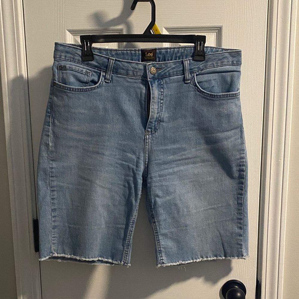 Lee Women’s Sky Blue Jean Shorts